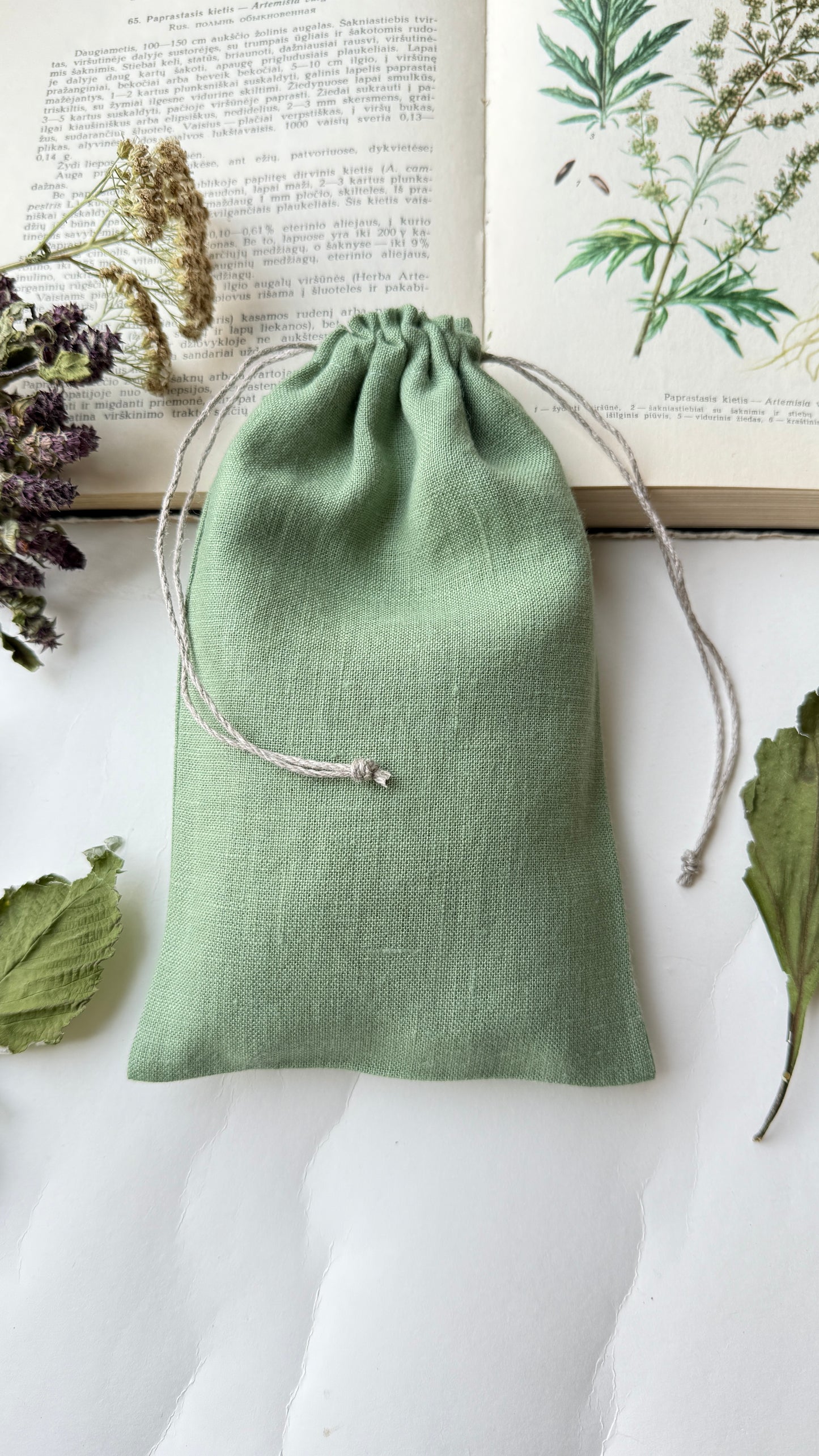 Maišelis "Mėta” 12cm x 20cm