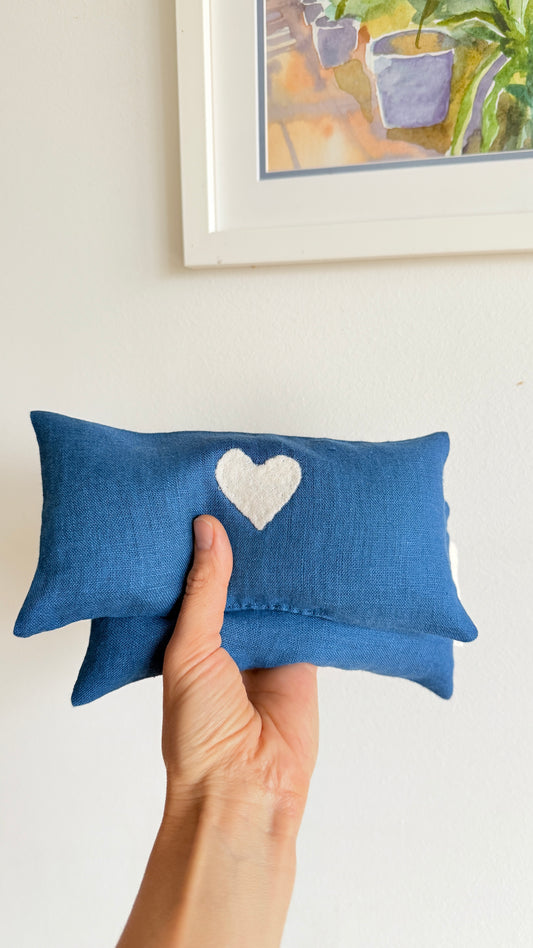 Akių relaksacinė pagalvėlė "Melsvas vakaras”