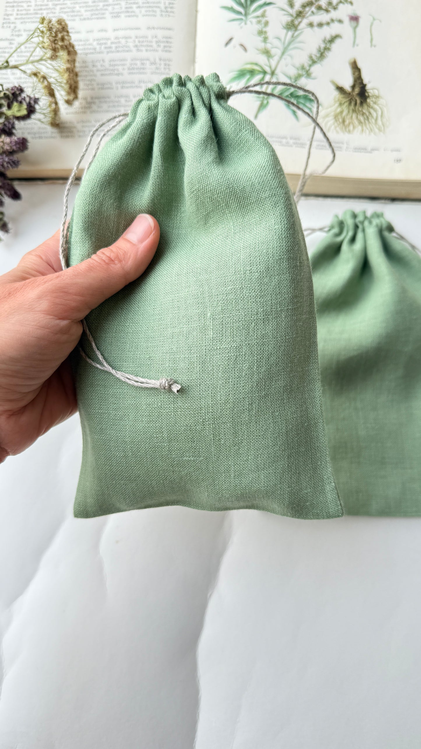 Maišelis "Mėta” 12cm x 20cm