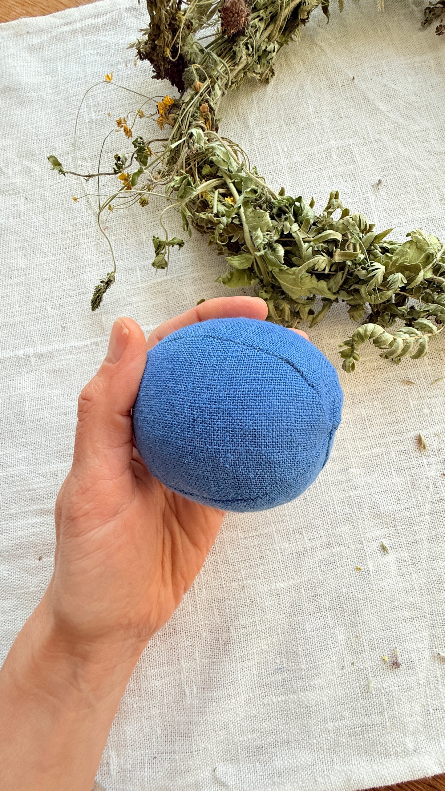 Sensorinis kamuoliukas "Mėlynumas”