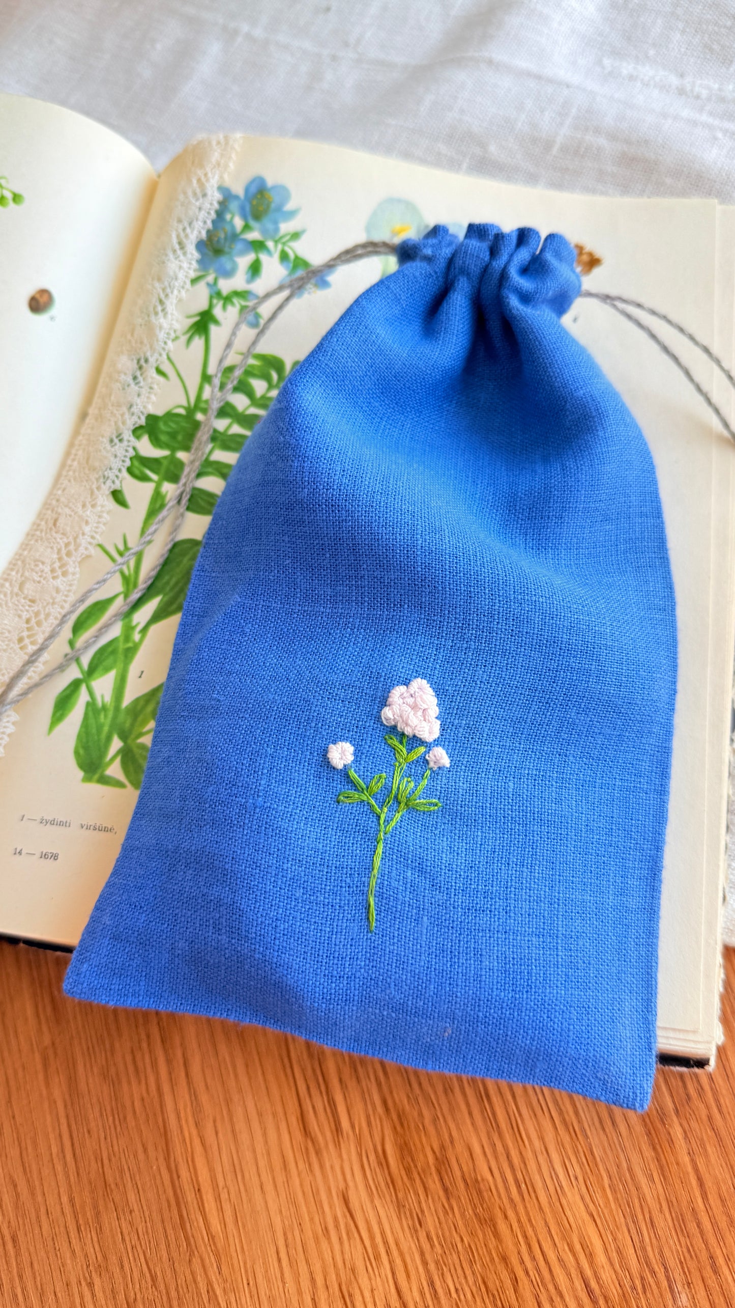 Maišelis "Mėlis” 11,5cm x 20cm