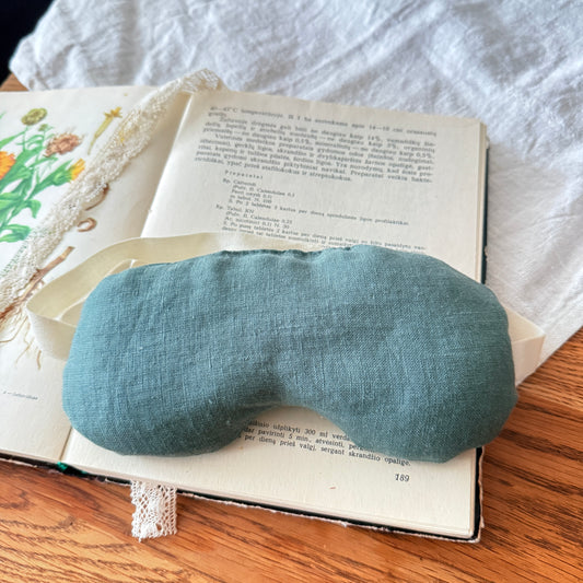 Akių relaksacinė pagalvėlė - akinukai “Žali akiniai"