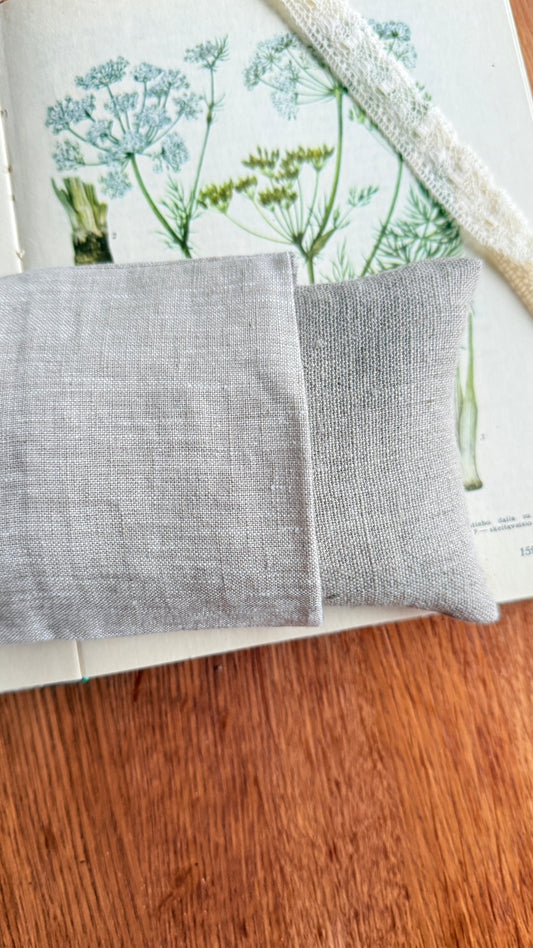 Akių pagalvėlės užvalkaliukas natūralios  lino sp.